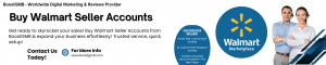 Buy Walmart Seller Accounts From BoostGMB.com