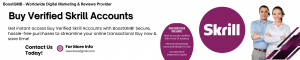 Buy Verified Skrill Accounts From BoostGMB.com