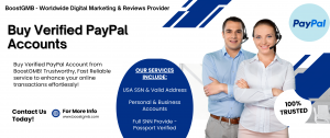 Buy Verified PayPal Accounts From BoostGMB.com