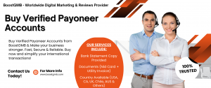 Buy Verified Payoneer Accounts - BoostGMB