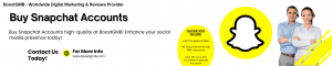 Buy Snapchat Accounts From BoostGMB.com