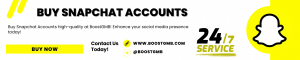 Buy Snapchat Accounts From BoostGMB.com