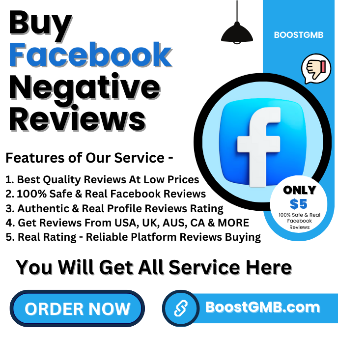 Buy Facebook Negative Reviews - BoostGMB