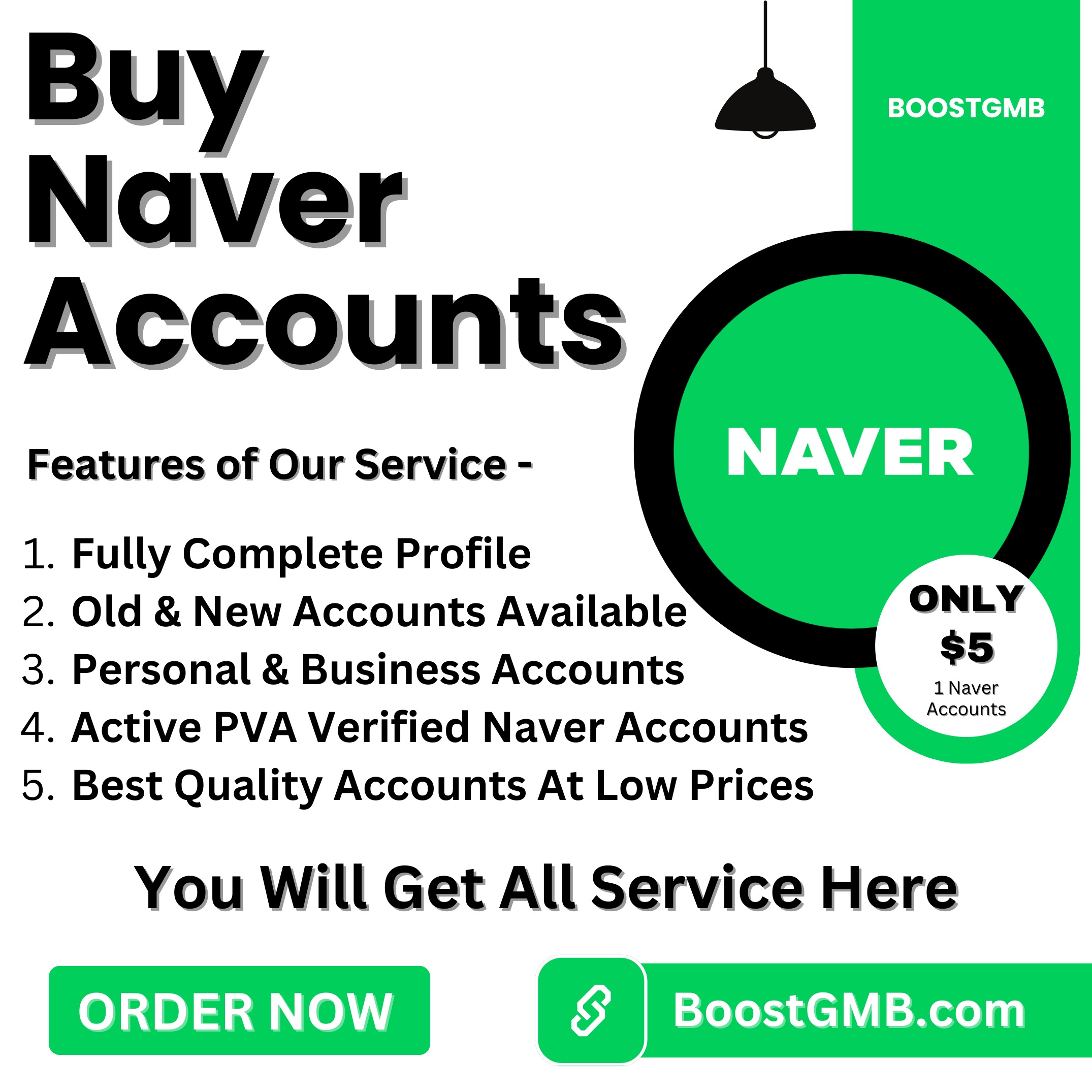 Buy Naver Accounts - BoostGMB