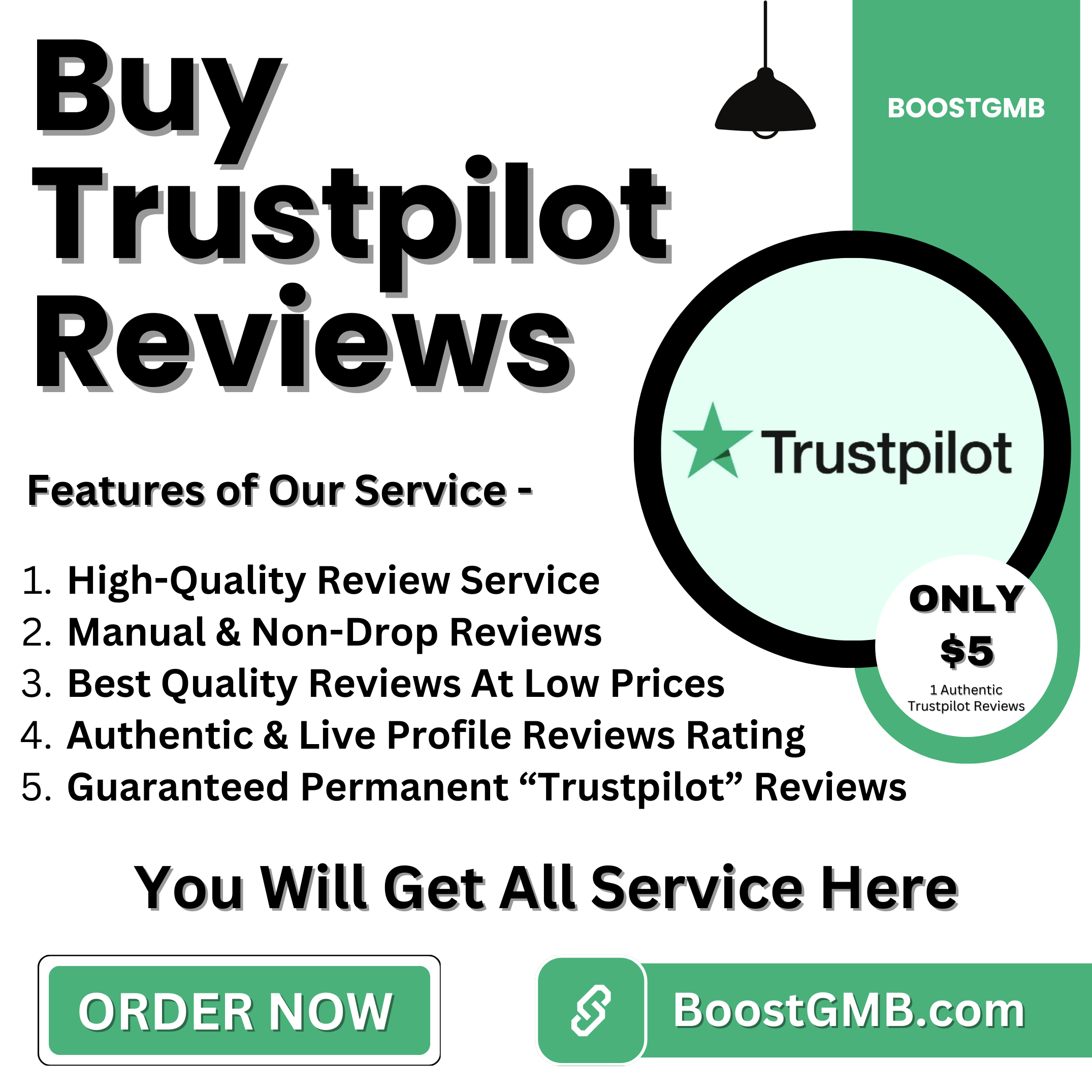Buy Trustpilot Reviews - BoostGMB