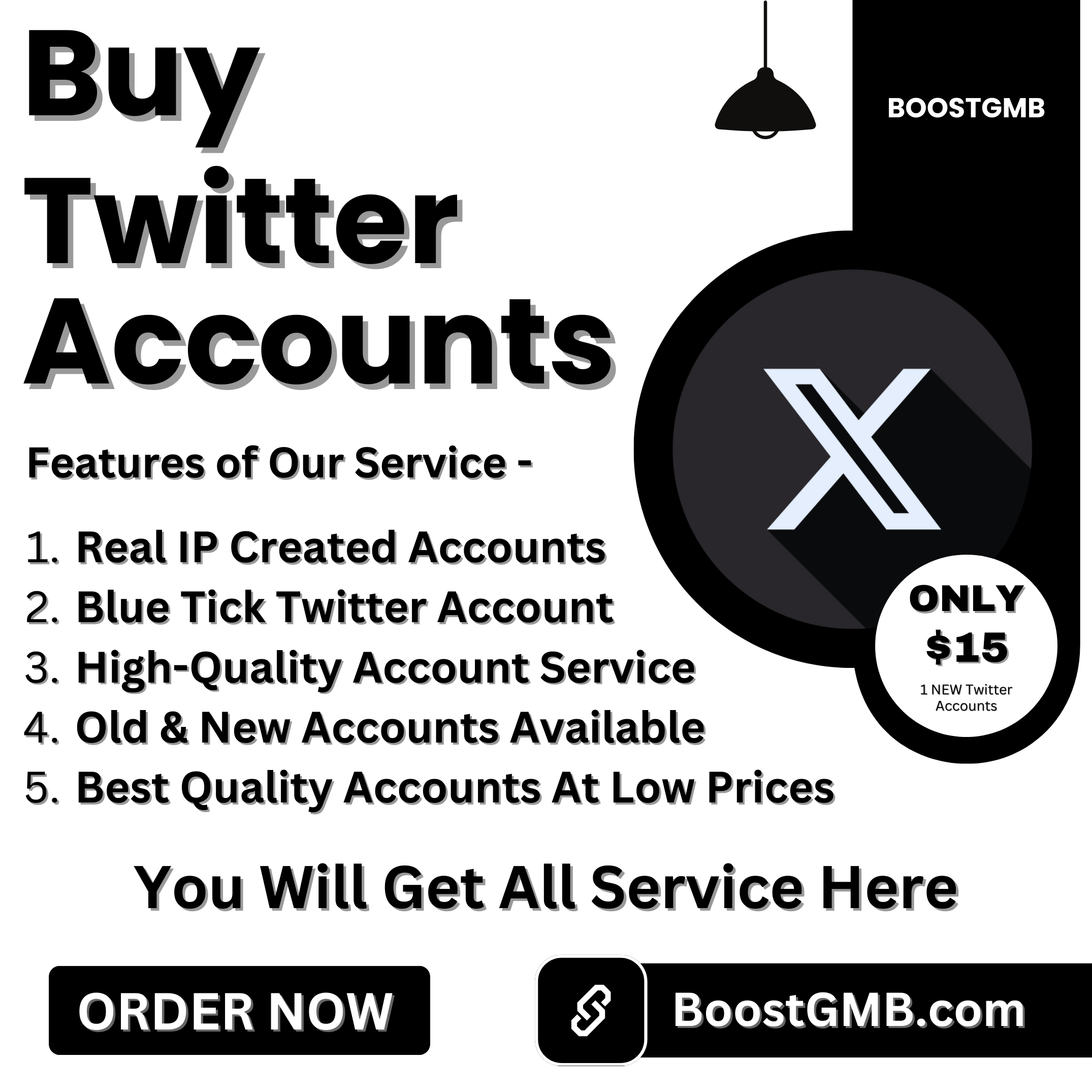 Buy Twitter Accounts - BoostGMB