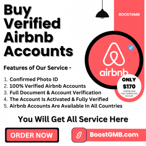 Buy Verified Airbnb Accounts - BoostGMB