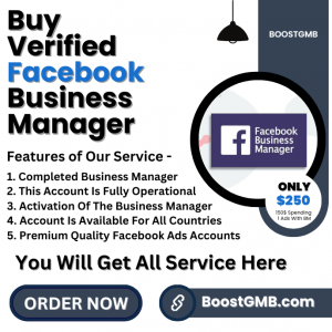 Buy Verified Facebook Business Manager - BoostGMB