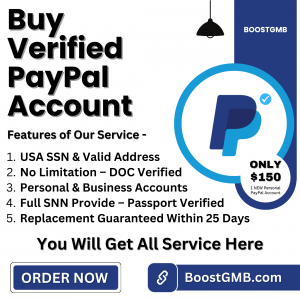 Buy Verified PayPal Account - BoostGMB