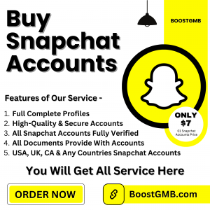 Buy Snapchat Accounts From BoostGMB.com